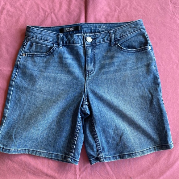 FIVE pairs of women size 4 shorts! Mix of Merona AND Simlply Vera (Wang) brand. - Picture 7 of 7